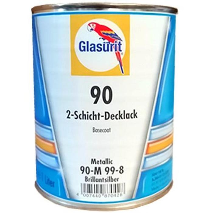 90M9908 - Peinture carrosserie GLASURIT Brilliant silver 1L - GLASURIT