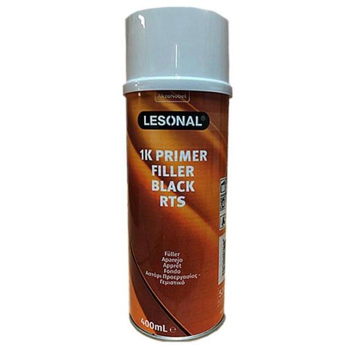 514205 - Bombe aérosol LESONAL Noir- apprêt 1K Primer filler 400 ml - LESONAL
