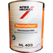 NL403 - Peinture poids lourds SPIES HECKER Noir Translucide Permafleet base concentrée 600 3.5L - SPIES HECKER