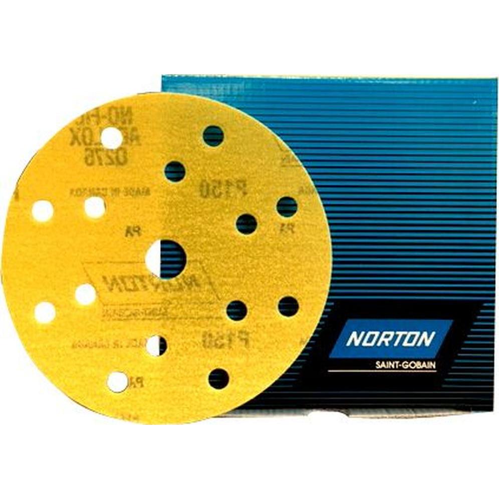 100 disques abrasifs Norton support film Q275 diamètre 150mm - NORTON
