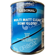 523482 - Vernis carrosserie LESONAL Multi matt clear semi gloss (vernis satin) 1L - LESONAL