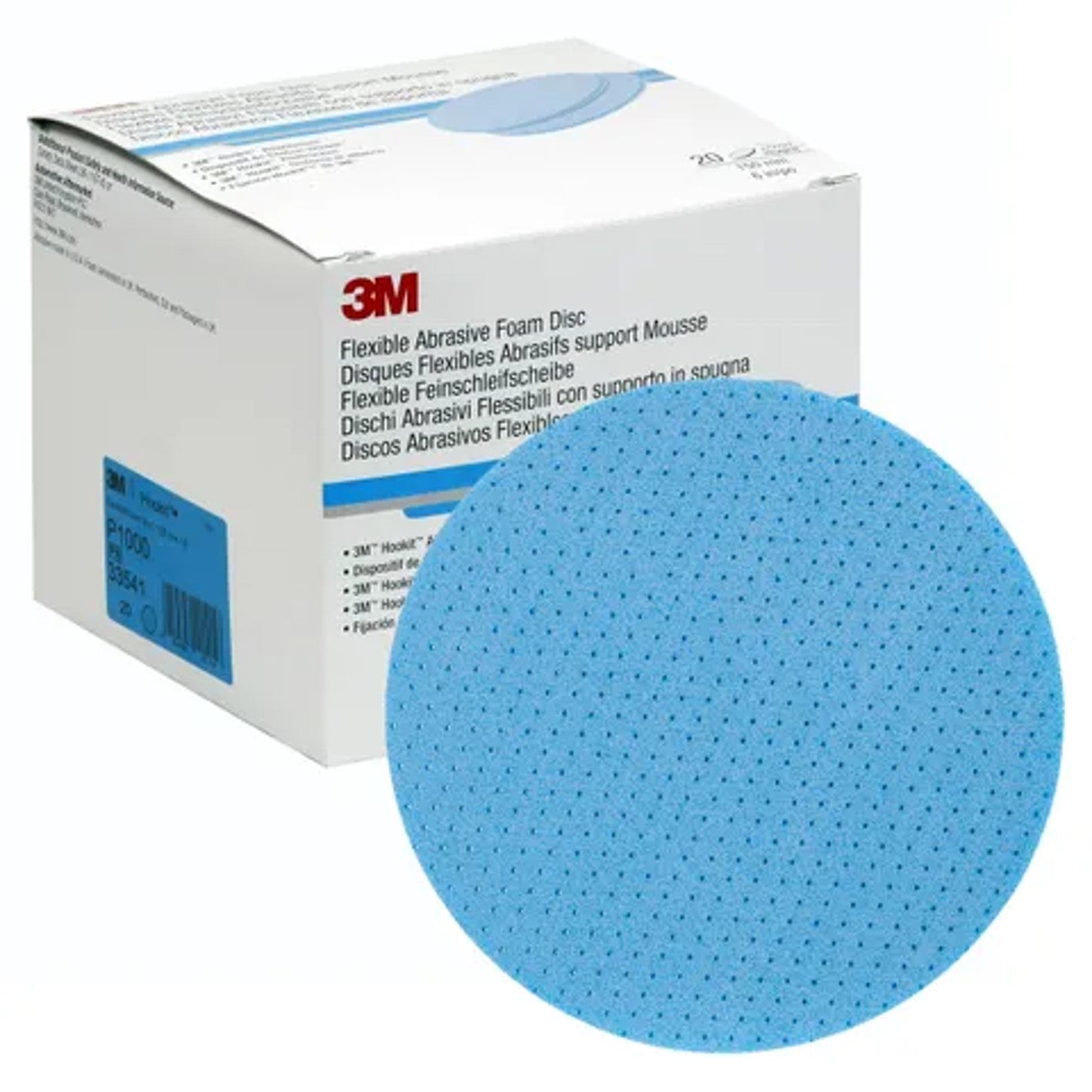 20 Flexible Schleifscheiben mit Schaumstoffträger 3M - Durchmesser 150mm