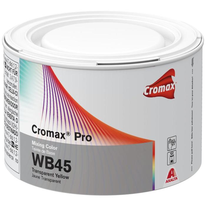 WB45 - Peinture carrosserie CROMAX PRO Jaune transparent 0.5L - CROMAX PRO