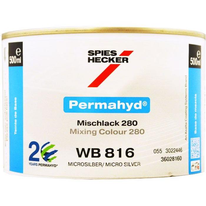 WB816 - Peinture carrosserie SPIES HECKER Aluminium extra fin 0.5L - SPIES HECKER
