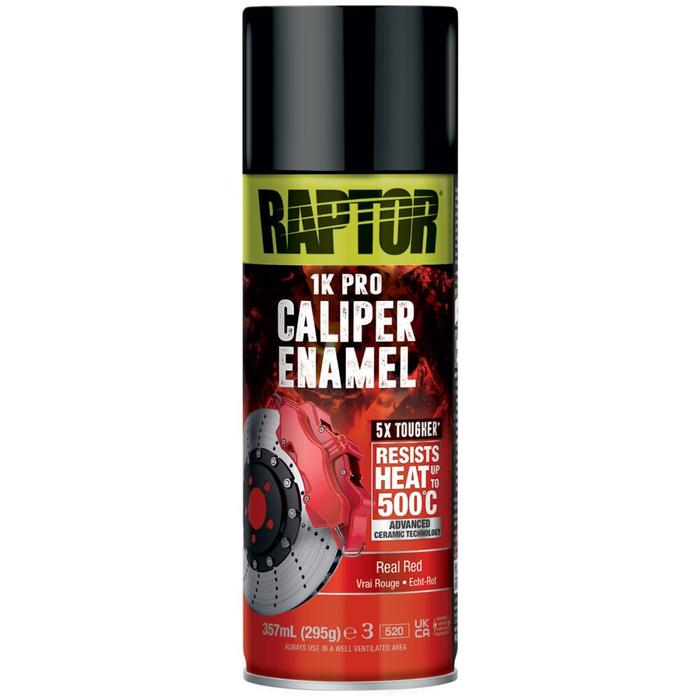 RCERR/AL - Peinture céramique RAPTOR Rouge sang pour étriers en aérosol 357ml - RAPTOR