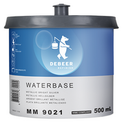 9021 - Peinture Hydro DEBEER  Metallic bright silver 0.5L - DEBEER