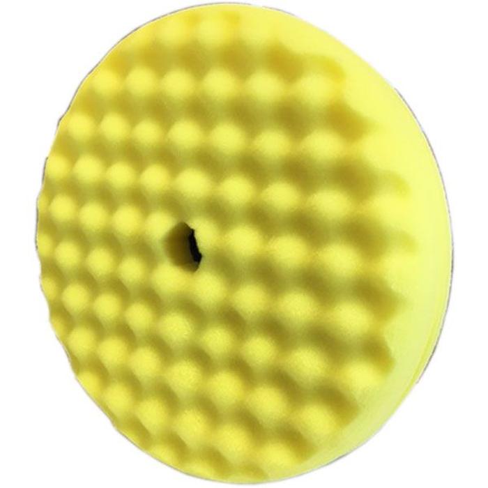 50875 - Mousse de lustrage 3M jaune double face à montage rapide diamètre 216 mm - 3M