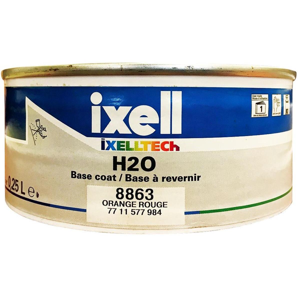 8863 - Peinture carrosserie IXELLTECH 7711577984 Orange rouge 0.25L - IXELLTECH