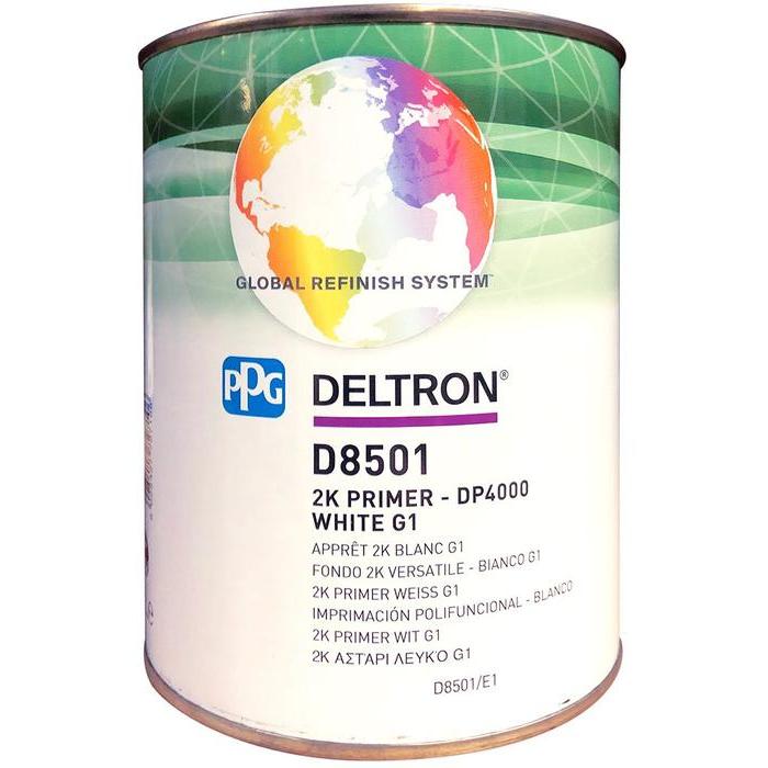 D8501 - Primer PPG Blanc G1- DP4000 Mouillé sur mouillé sans ponçage acrylique 2K 1L - PPG