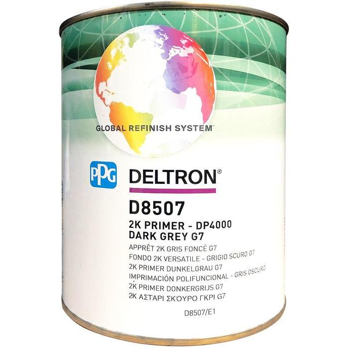 D8507 - Primer PPG Gris foncé G7- DP4000 Mouillé sur mouillé sans ponçage acrylique 2K 1L - PPG