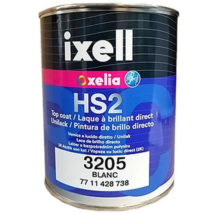 3205 - Peinture carrosserie IXELL 7711428738 Blanc brillant direct 1L - IXELL