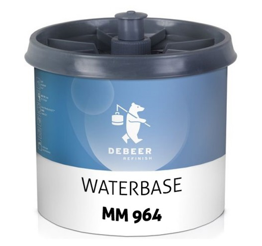 964 - Peinture Hydro DEBEER Bleu vert nacré 0,5L - DEBEER
