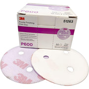15 disques 3M Purple Finishing diamètre 75mm - 3M
