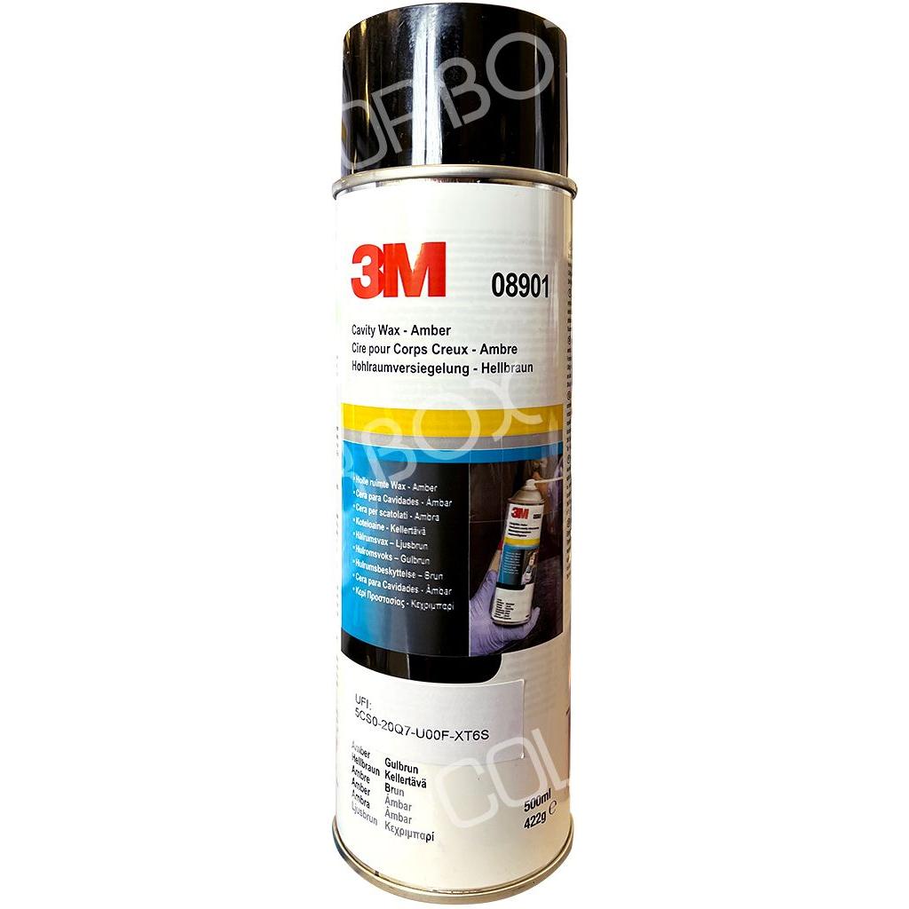 08901-Aérosol de cire pour corps creux ambre 0.5L - 3M