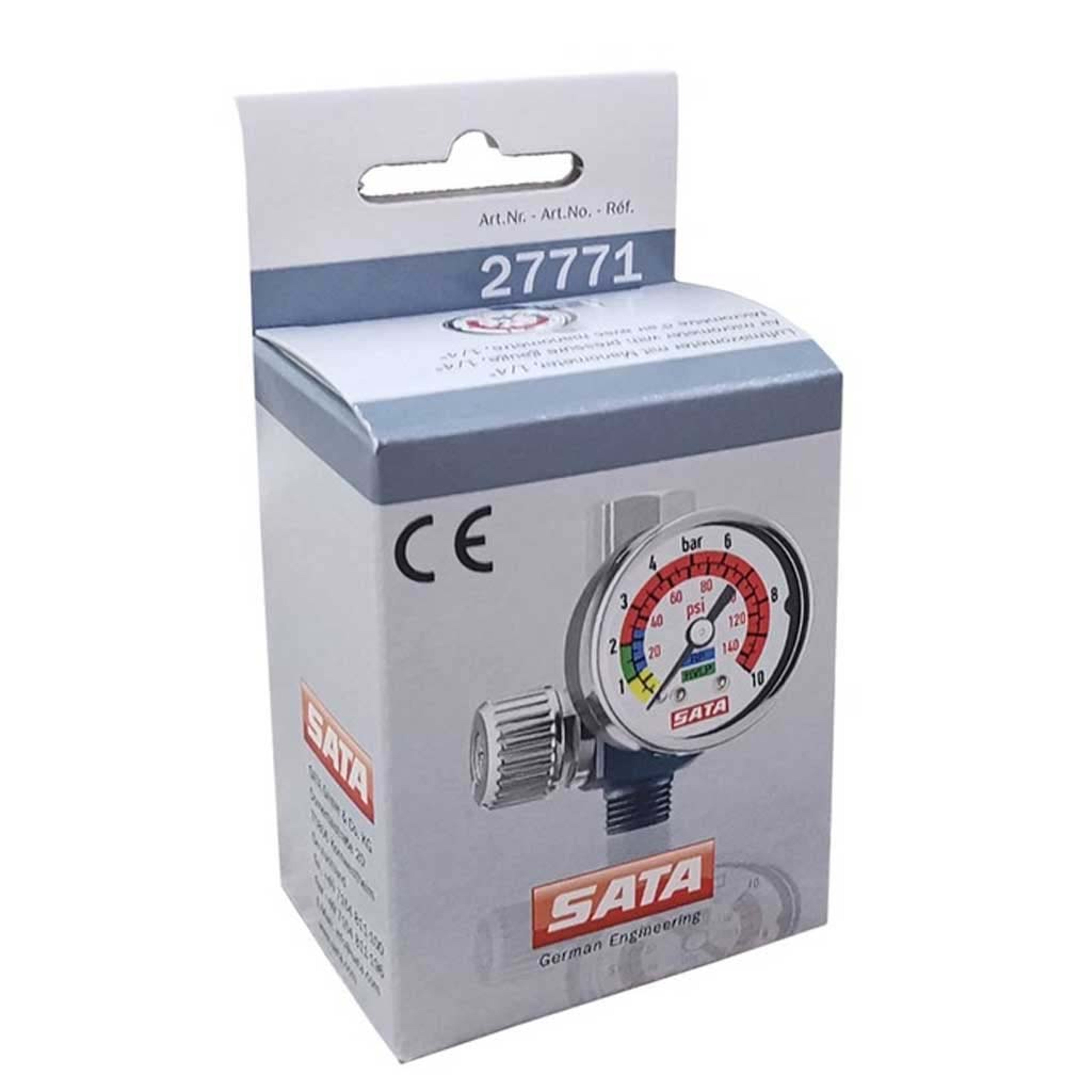 27771 - SATA Luftmikrometer mit Manometer G 1/4