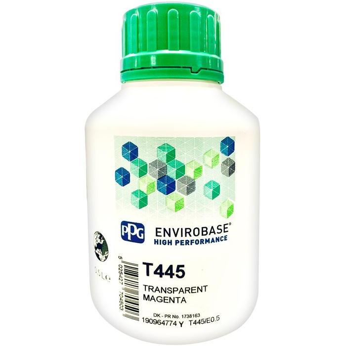 T445 - Peinture carrosserie PPG Envirobase High Performance Transparent magenta 0.5L - PPG