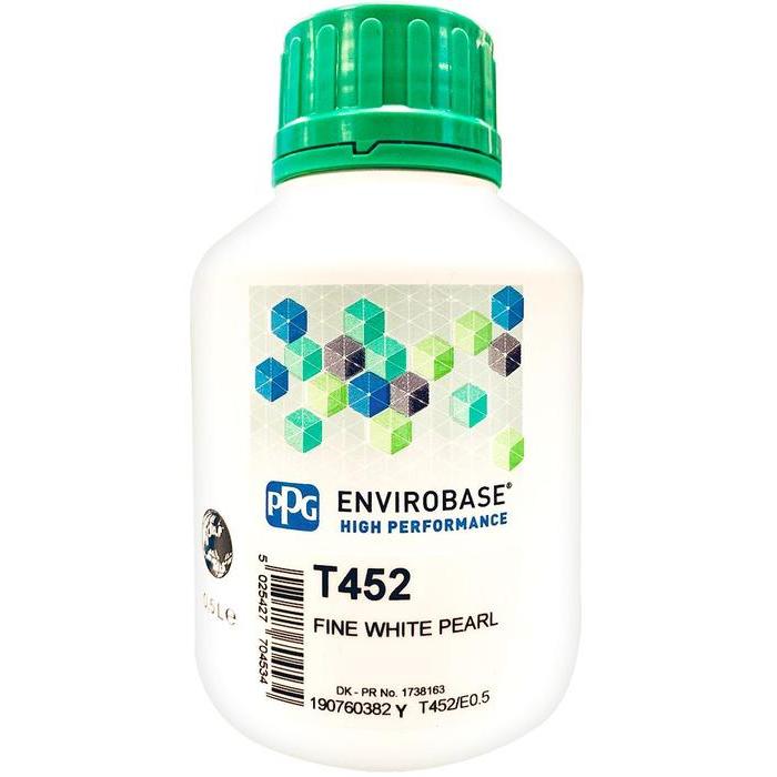 T452 - Peinture carrosserie PPG Envirobase High Performance Fine white pearl 0.5L - PPG