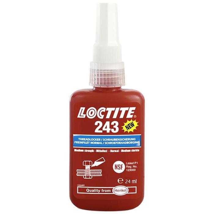 LOCTITE_243 - Freinfilet standard LOCTITE pour pièces mécaniques automobiles 24ml - LOCTITE