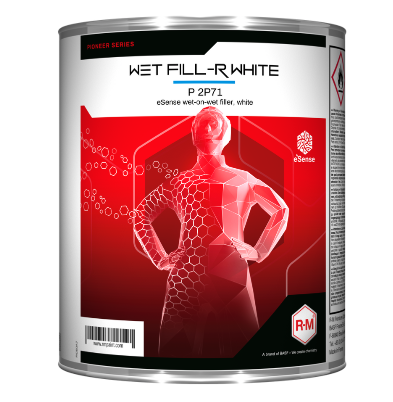 P2P71 - Apprêt Blanc Mouillé sur mouillé sans ponçage WET Fill-R eSense 3L - RM