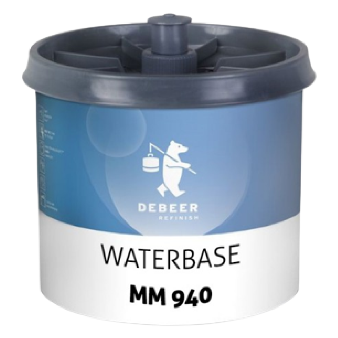 940 - Peinture Hydro DEBEER Orange jaune 0,5L - DEBEER