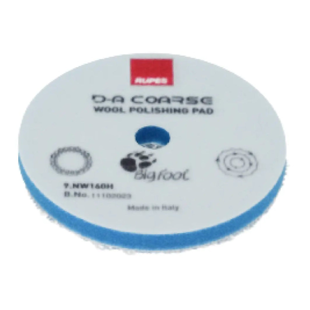 1 patin de polissage RUPES en laine gros grains bleu diamètre 130mm - RUPES