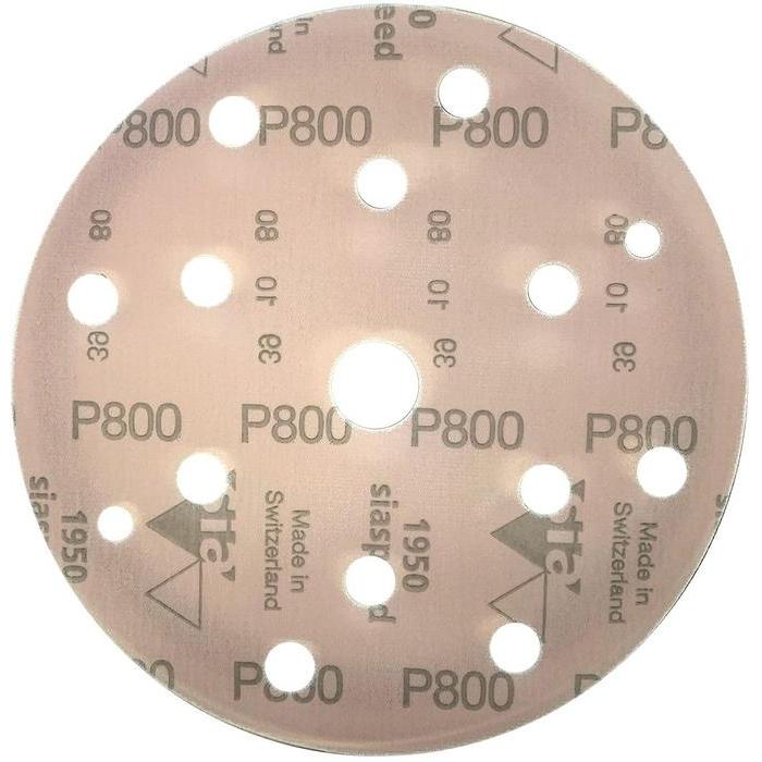 50 disques SIA SPEED support film 15 trous diamètre 150mm - SIA ABRASIVES