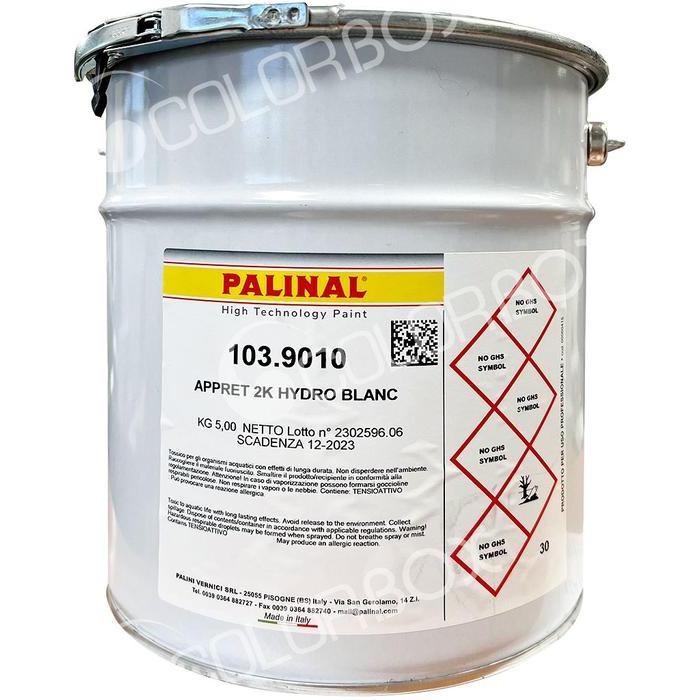 10390105 - Primer de charge PALINAL Blanc 2K hydro 5kg - PALINAL