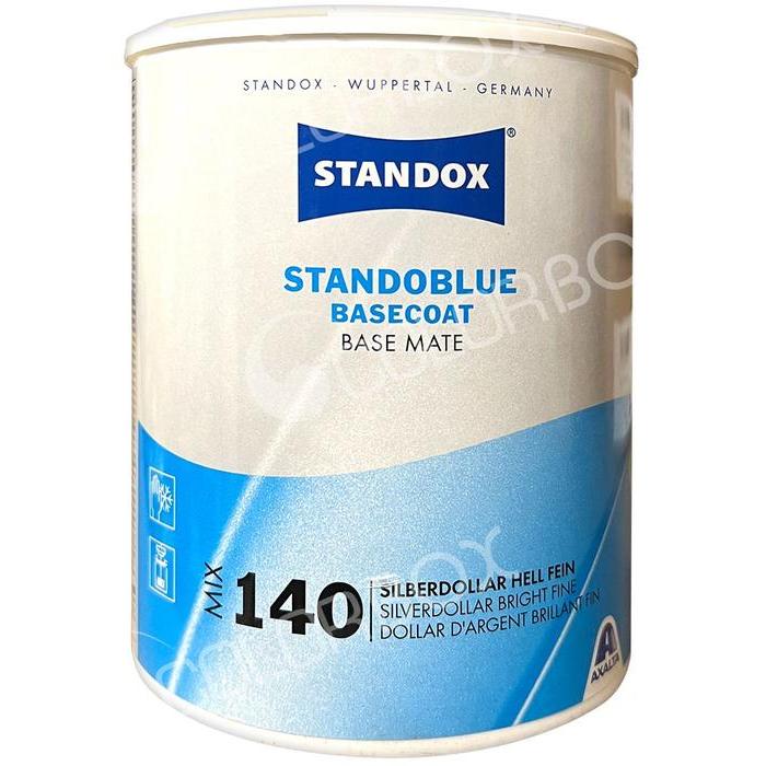 MIX140 - Peinture carrosserie STANDOBLUE Dollar d'argent brillant fin 1L - STANDOBLUE