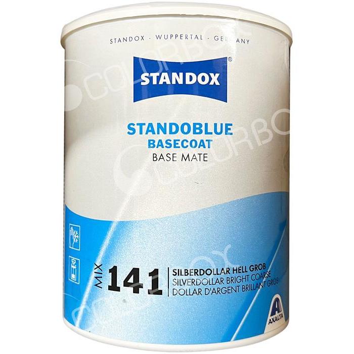 MIX141 - Peinture carrosserie STANDOBLUE Dollar d'argent brillant gros 1L - STANDOBLUE