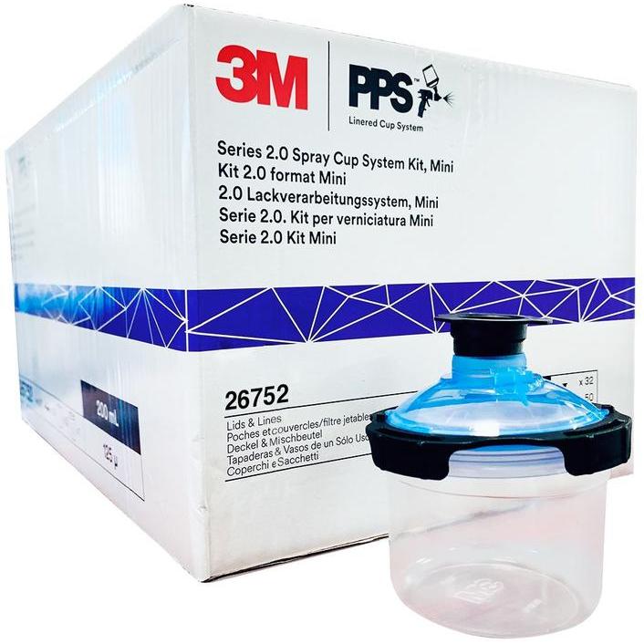 26752 - 50 poches jetables 3M- 200ml 125µ PPS 2.0 - 3M