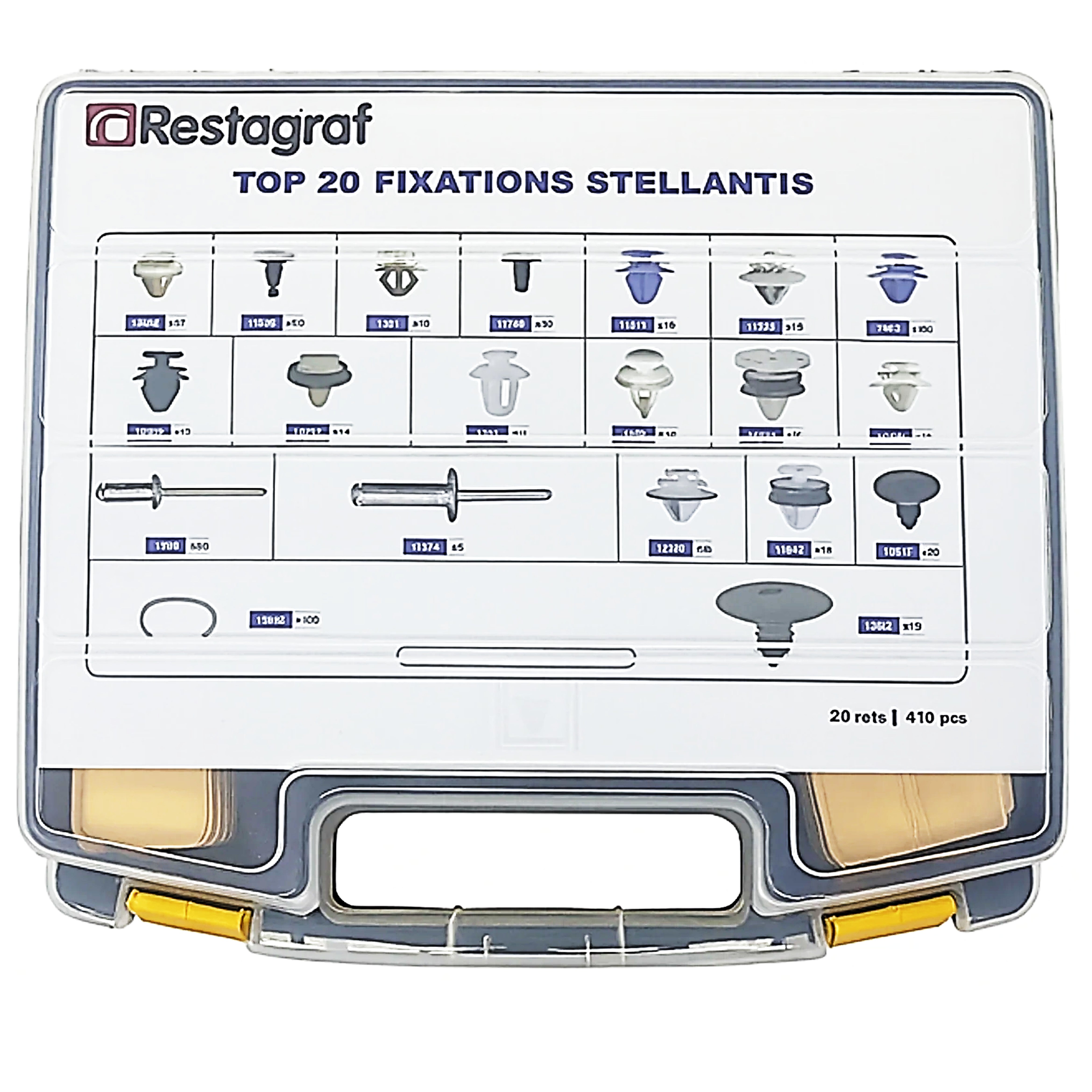 3138 - Kit containing the top 20 Stellantis fasteners RESTAGRAF