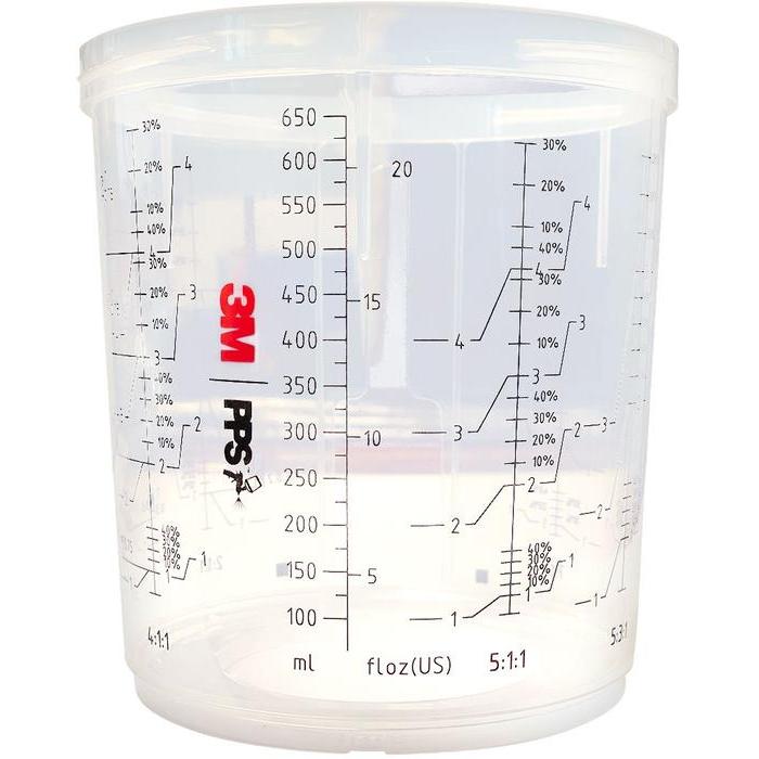 26001 - Godet rigide gradué 3M pour PPS 2.0 650ml - 3M