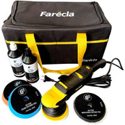 7505 - Kit detailing polisseuse, 2 liquides, 3 mousses & 1 sac OFFERT - FARECLA