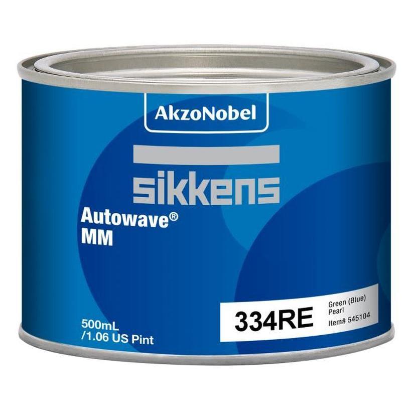 MM334RE - Peinture carrosserie SIKKENS Nacre bleu vert 0.5L - SIKKENS