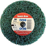 51914 - 10 roues de décapage 3M vert CG ZR GP roloc diamètre 100 x13x6mm - 3M