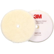 34124 - 2 orbitale polijstpads van wol diameter 150mm