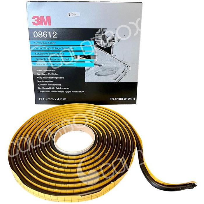 08612 - Mastic 3M cordon butyle pour pare brise 10mmx4.5m - 3M