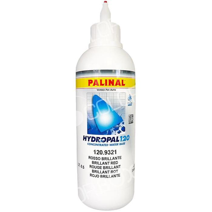 1209321M - Peinture Hydro PALINAL Rouge brillant 0,5L - PALINAL