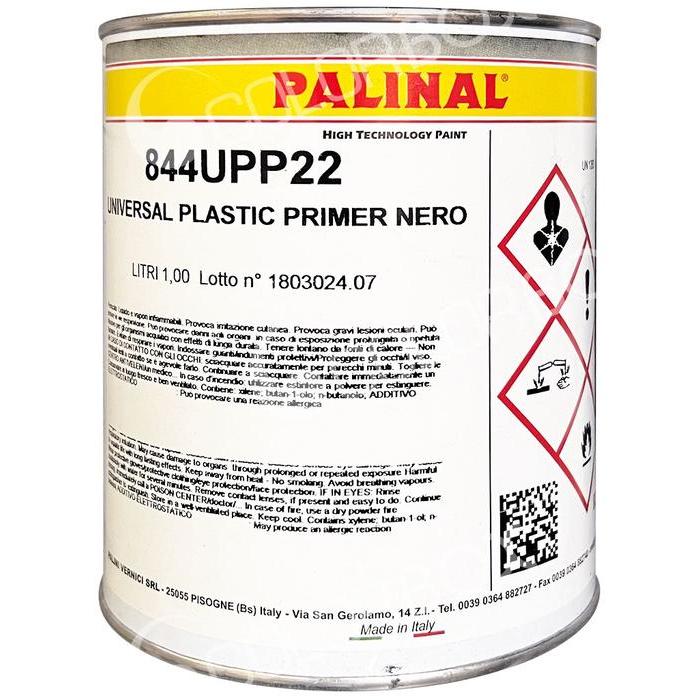 UPP22 - Primer PALINAL Noir mouillé-mouillé pour plastic 1L - PALINAL
