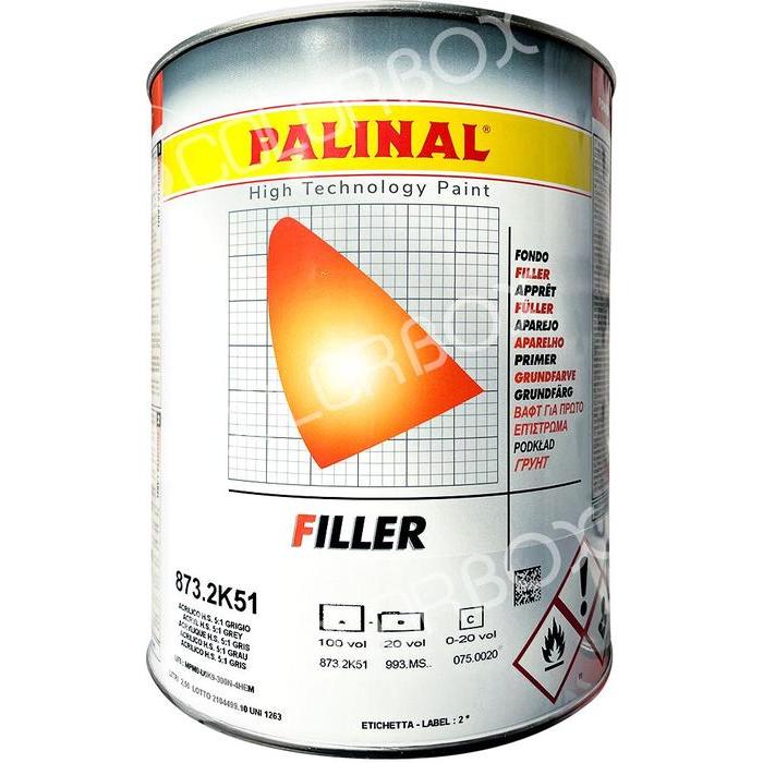 8732K513 - Primer PALINAL Gris clair de charge 2K 5:1 2,5L - PALINAL