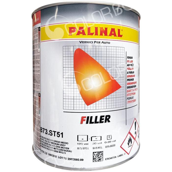 873ST513 - Primer de charge PALINAL Gris moyen 2K 5:1 2,5L - PALINAL
