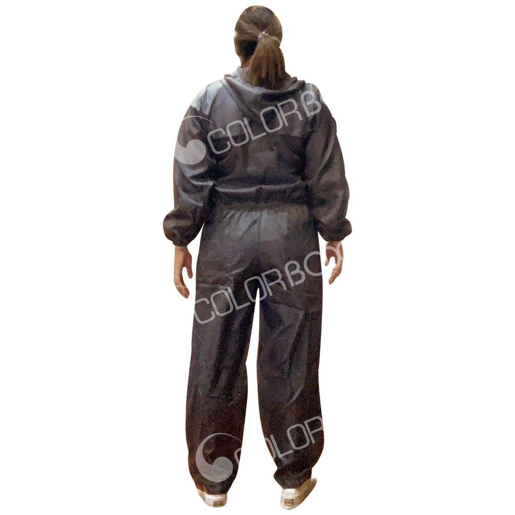 11.45201-S - Combinaison taille S de peintre réutilisable polyester gris - KEMTEX