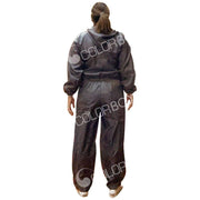 11.45201-S - Combinaison taille S de peintre réutilisable polyester gris - KEMTEX
