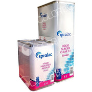 KIT_GLACIER - Vernis carrosserie SPRALAC, DEBEER, Kits Glacier 5l SP4401 + durcisseur standard SP2505 2.5l - SPRALAC