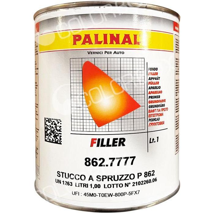 862.7777 - Apprêt mastic polyester PALINAL pistolable 1L - PALINAL