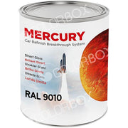 RAL9010 - Blanc satin pour repeindre votre cabine peinture 1L - MERCURY