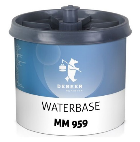 959 - Peinture Hydro DEBEER Blanc nacré fin 0,5L - DEBEER