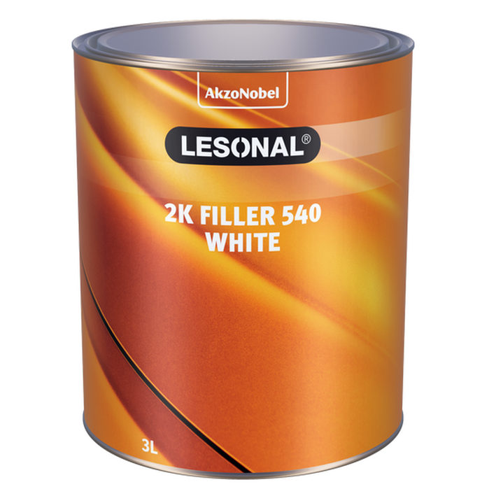 522621 - Primer LESONAL Blanc 2K garnissant ou mouille mouille 540 3L - LESONAL