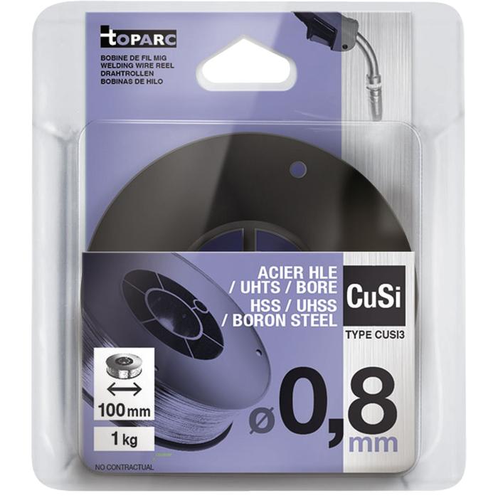 086692 - Fil mig cuivre CuSi 312 Ø0.8mm 1KG ER CuSi A - GYS