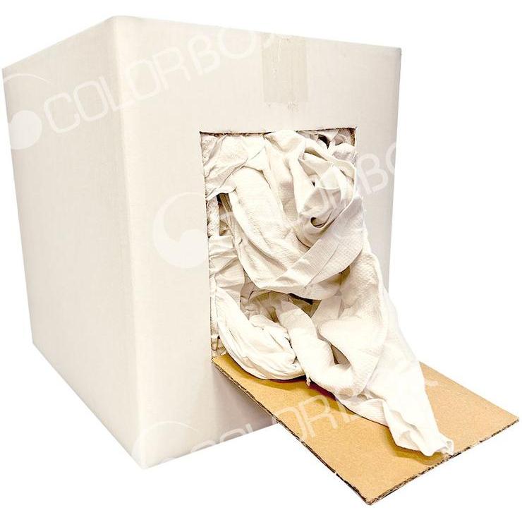 ESSUIMATIC - 10kg de chiffons d'essuyage BIC en coton blanc - BIC